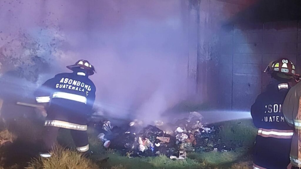 Tiraron la basura y luego le prendieron fuego lo que puso en peligro a ...