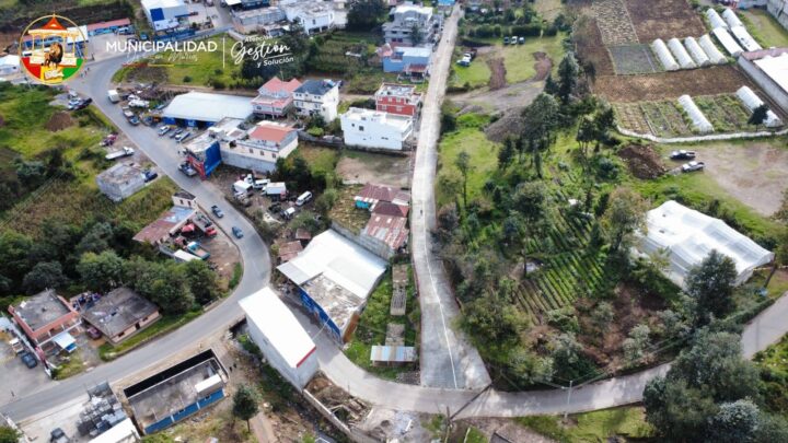 Inauguran calle rural pavimentada en el centro de la aldea San ...