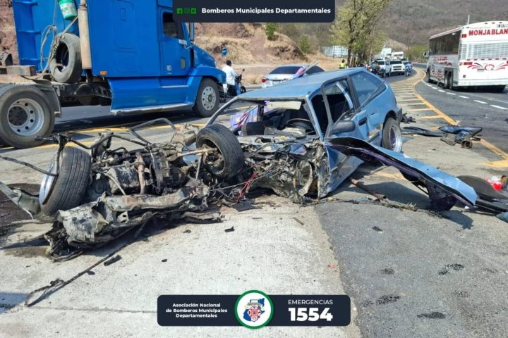 Choque frontal deja un fallecido y tres heridos en ruta al atlántico de ...