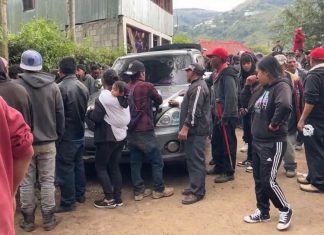 Retienen a cuatro personas en comunidad de San José Ojetenam San Marcos, tras sospechas de vecinos