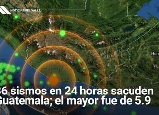 Guatemala registra 86 sismos en 24 horas: temblor de 5.9 en Escuintla despierta al país entero