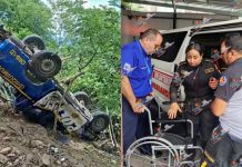 Patrulla de la PNC cae a un barranco en Chiquimula; siete agentes resultan heridos