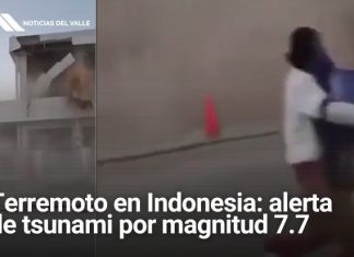 Sismo en Indonesia: magnitud 7.7 desata alerta de tsunami Sismo en Indonesia: alerta de tsunami por magnitud 7.7